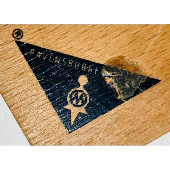 Ravensburger Wooden Jigsaw Puzzles 8-Piece (2) Teddy Bear & Eskimo Vintage 1970s - Picture 6 of 9